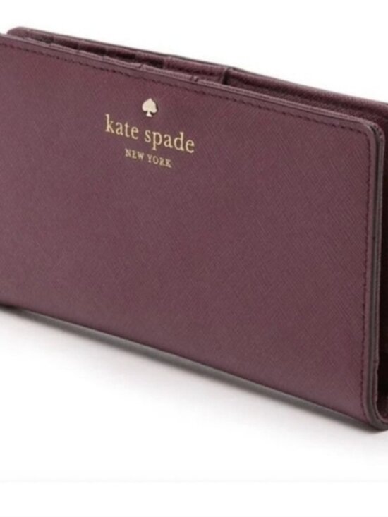 kate spade Handbags - Kate Spade Mulled Wine Stacy Wallet
